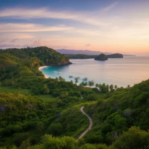 nusa lembongan land beach view